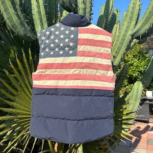 Denim & Supply x Ralph Lauren USA Flag Puffer Vest